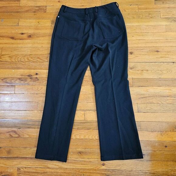 St John Sport by Marie Gray Black Pants Size 14 - Picture 5 of 10